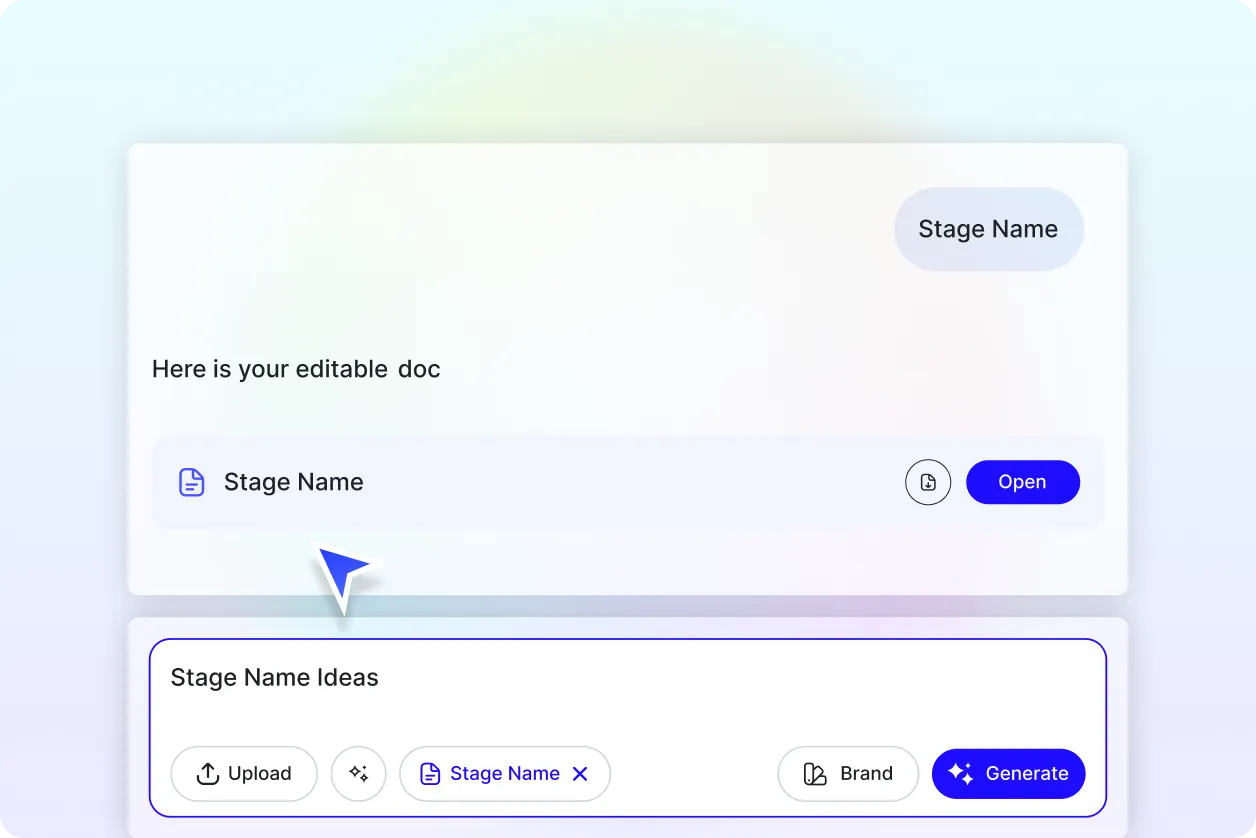 Free AI Stage Name Generator | AI Performer & Artist Name Generator Online Free AI Stage Name Generator | AI Performer & Artist Name Generator Online